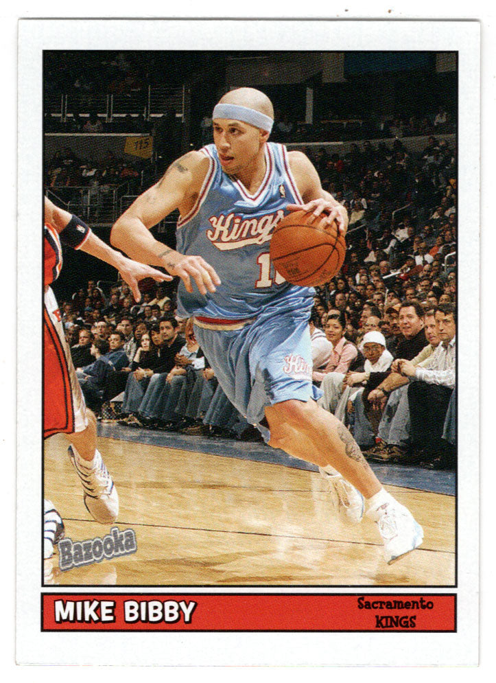 Mike Bibby - Sacramento Kings - MINI (NBA Basketball Card) 2005-06 Topps Bazooka # 11 Mint