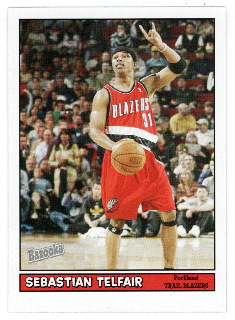 Sebastian Telfair - Portland Trail Blazers (NBA Basketball Card) 2005-06 Topps Bazooka # 13 Mint