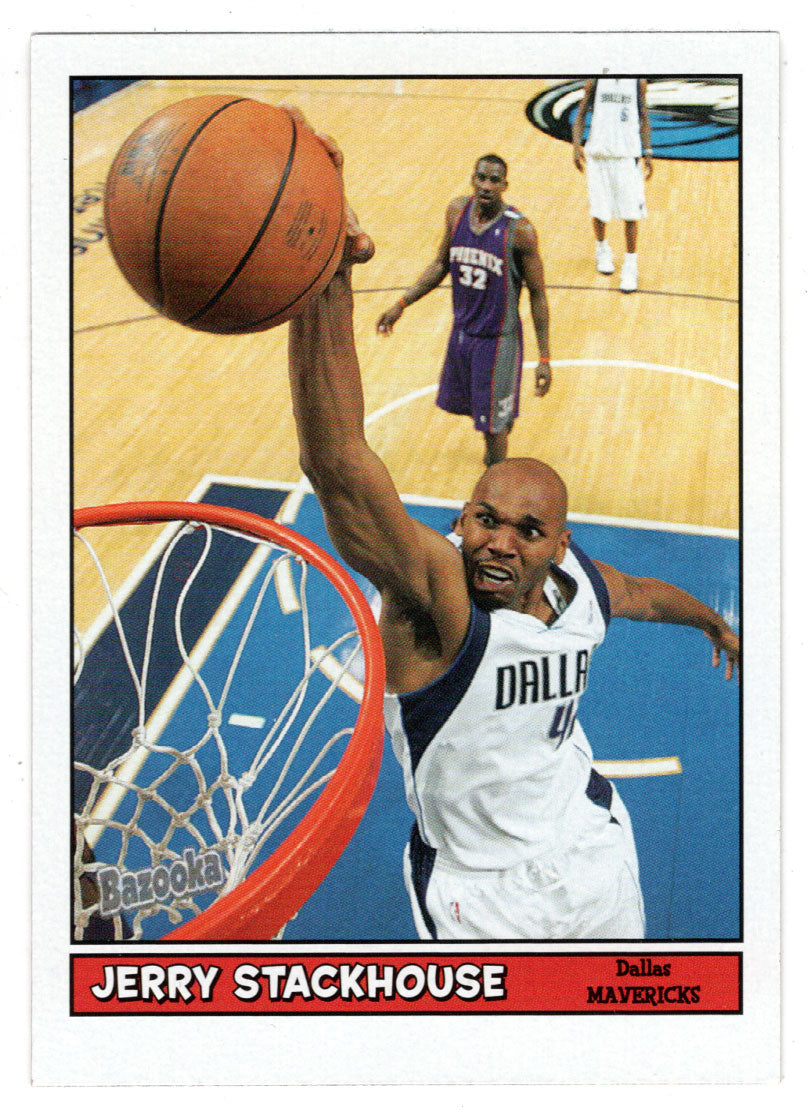 Jerry Stackhouse - Dallas Mavericks (NBA Basketball Card) 2005-06 Topps Bazooka # 35 Mint