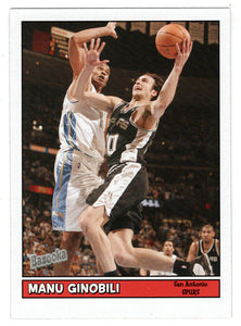 Manu Ginobili - San Antonio Spurs (NBA Basketball Card) 2005-06 Topps Bazooka # 36 Mint