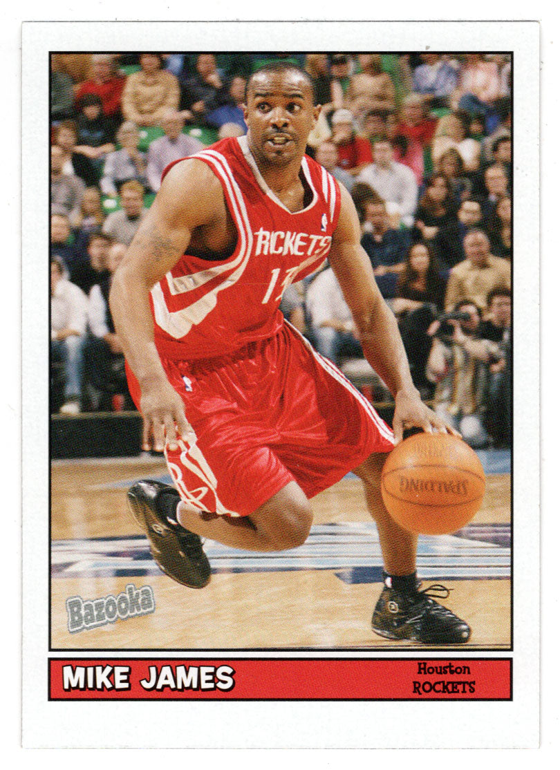 Mike James - Houston Rockets (NBA Basketball Card) 2005-06 Topps Bazooka # 39 Mint