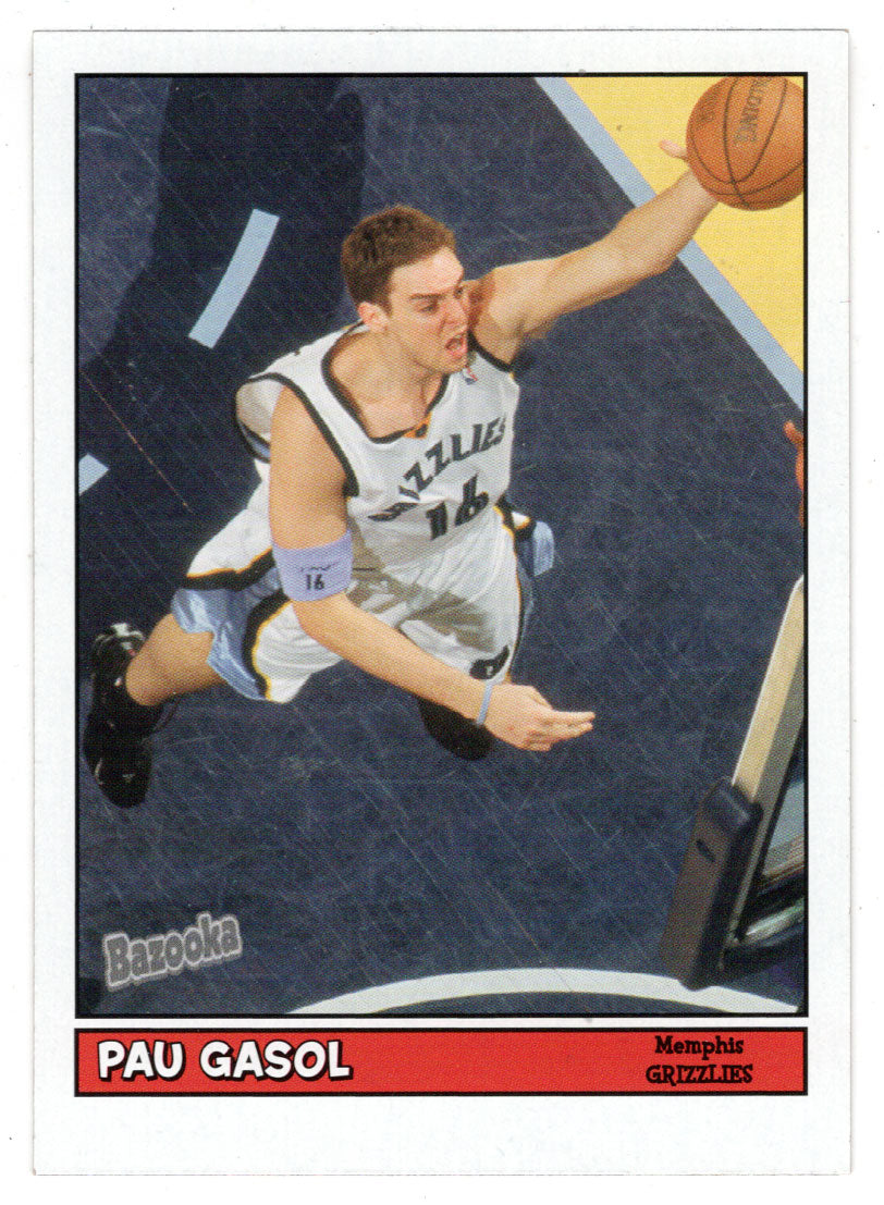 Pau Gasol - Memphis Grizzlies (NBA Basketball Card) 2005-06 Topps Bazooka # 43 Mint