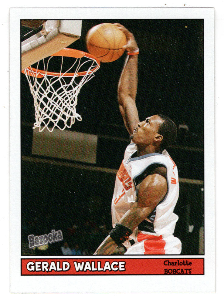 Gerald Wallace - Charlotte Bobcats - MINI (NBA Basketball Card) 2005-06 Topps Bazooka # 49 Mint