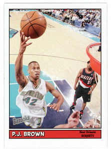 P.J. Brown - New Orleans Hornets (NBA Basketball Card) 2005-06 Topps Bazooka # 57 Mint