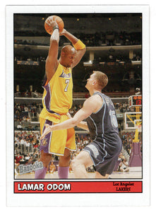 Lamar Odom - Los Angeles Lakers (NBA Basketball Card) 2005-06 Topps Bazooka # 63 Mint