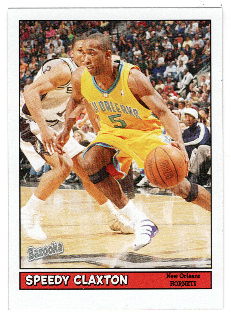 Speedy Claxton - New Orleans Hornets (NBA Basketball Card) 2005-06 Topps Bazooka # 75 Mint