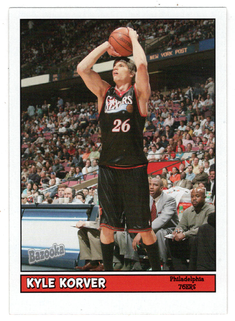 Kyle Korver - Philadelphia 76ers (NBA Basketball Card) 2005-06 Topps Bazooka # 83 Mint