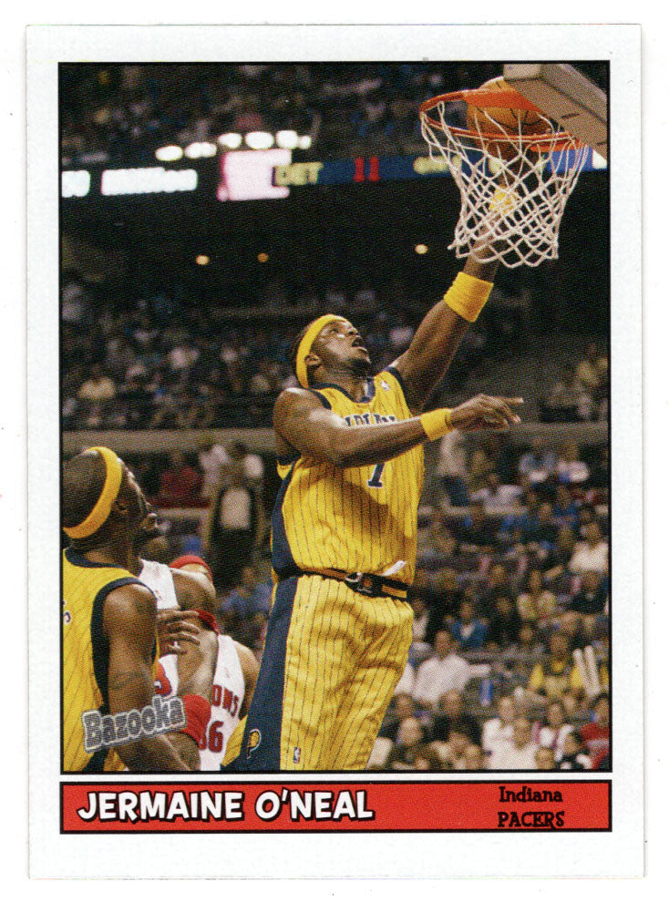 Jermaine O'Neal - Indiana Pacers - MINI (NBA Basketball Card) 2005-06 Topps Bazooka # 125 Mint