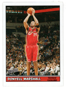 Donyell Marshal - Cleveland Cavaliers - MINI (NBA Basketball Card) 2005-06 Topps Bazooka # 127 Mint