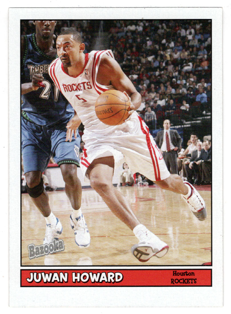 Juwan Howard - Houston Rockets (NBA Basketball Card) 2005-06 Topps Bazooka # 133 Mint