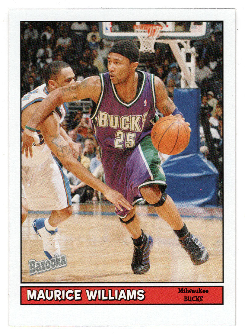 Maurice Williams - Milwaukee Bucks (NBA Basketball Card) 2005-06 Topps Bazooka # 138 Mint