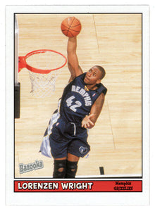 Lorenzen Wright - Memphis Grizzlies (NBA Basketball Card) 2005-06 Topps Bazooka # 141 Mint