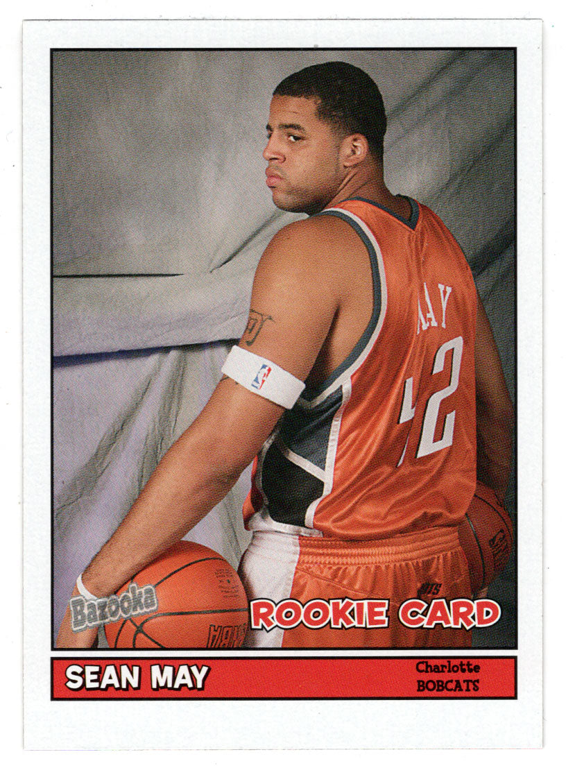 Sean May RC - Charlotte Bobcats (NBA Basketball Card) 2005-06 Topps Bazooka # 173 Mint