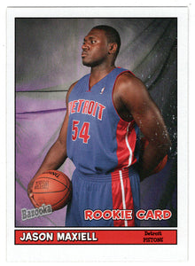 Jason Maxiell RC - Detroit Pistons (NBA Basketball Card) 2005-06 Topps Bazooka # 198 Mint