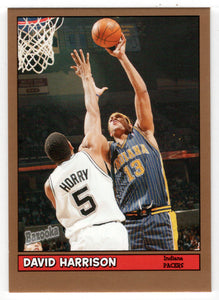 David Harrison - Indiana Pacers - GOLD (NBA Basketball Card) 2005-06 Topps Bazooka # 22 Mint