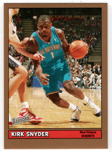 Kirk Snyder - New Orleans Hornets - GOLD (NBA Basketball Card) 2005-06 Topps Bazooka # 76 Mint