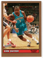 Kirk Snyder - New Orleans Hornets - GOLD (NBA Basketball Card) 2005-06 Topps Bazooka # 76 Mint