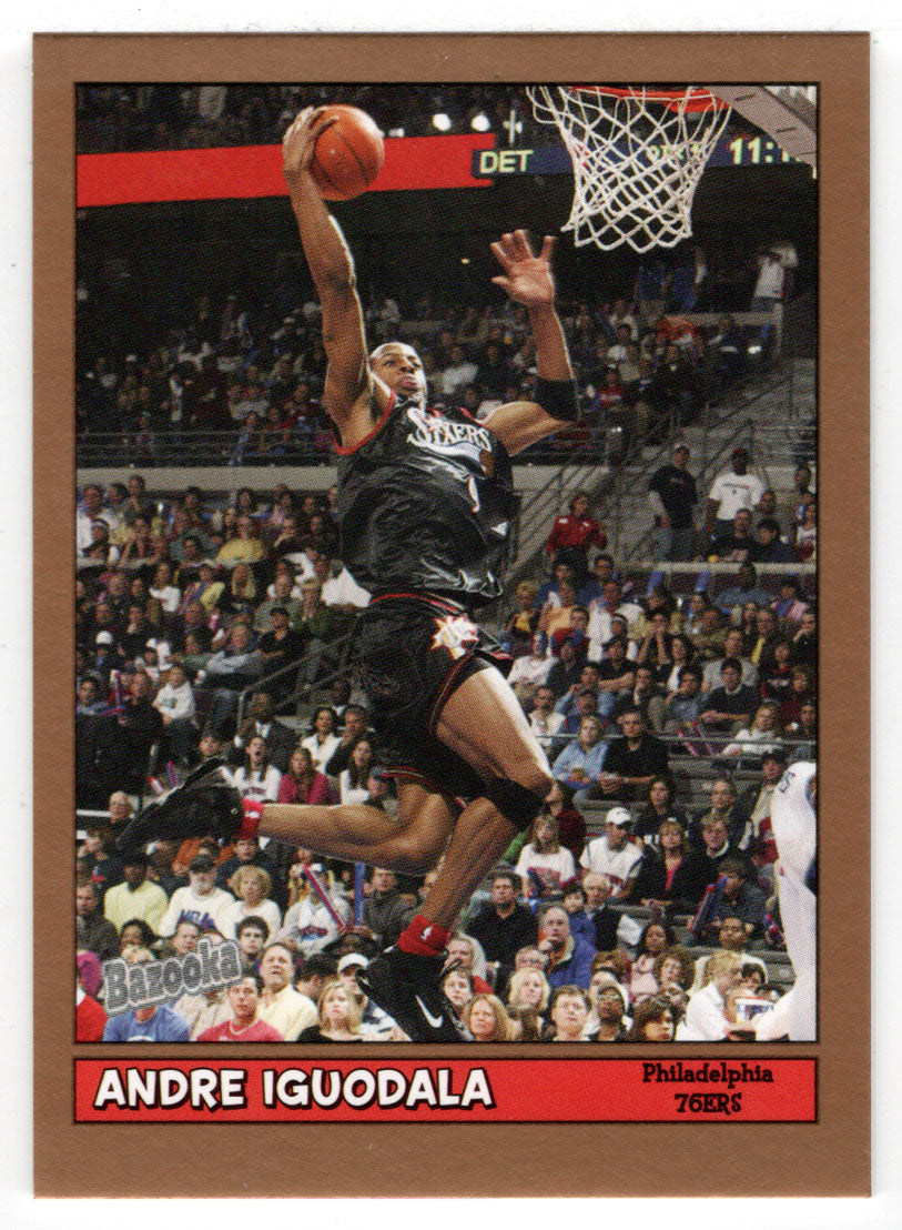 Andre Iguodala - Philadelphia 76ers - GOLD (NBA Basketball Card) 2005-06 Topps Bazooka # 111 Mint