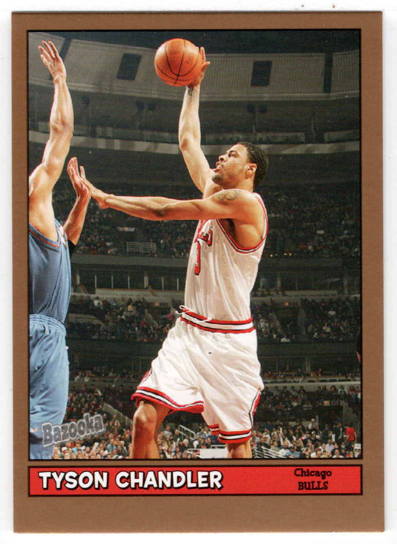 Tyson Chandler - Chicago Bulls - GOLD (NBA Basketball Card) 2005-06 Topps Bazooka # 115 Mint