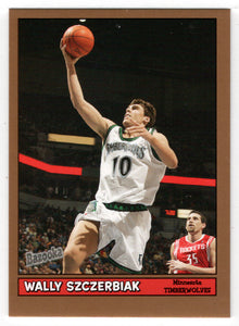 Wally Szczerbiak - Minnesota Timberwolves - GOLD (NBA Basketball Card) 2005-06 Topps Bazooka # 119 Mint