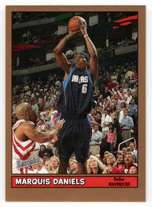 Marquis Daniels - Dallas Mavericks - GOLD (NBA Basketball Card) 2005-06 Topps Bazooka # 131 Mint