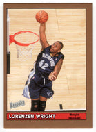 Lorenzen Wright - Memphis Grizzlies - GOLD (NBA Basketball Card) 2005-06 Topps Bazooka # 141 Mint