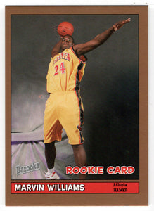 Marvin Williams - Atlanta Hawks - GOLD (NBA Basketball Card) 2005-06 Topps Bazooka # 180 Mint