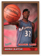 Andray Blatche - Washington Wizards - GOLD (NBA Basketball Card) 2005-06 Topps Bazooka # 185 Mint