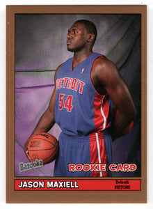 Jason Maxiell - Detroit Pistons - GOLD (NBA Basketball Card) 2005-06 Topps Bazooka # 198 Mint