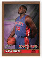 Jason Maxiell - Detroit Pistons - GOLD (NBA Basketball Card) 2005-06 Topps Bazooka # 198 Mint