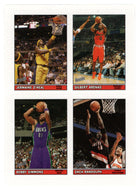 Jermaine O'Neal - Gilbert Arenas - Bobby Simmons - Zach Randolph - STICKERS (NBA Basketball Card) 2005-06 Topps Bazooka # 2 Mint