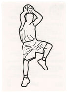 Tattoos - Looking to Pass, Ball above Head, Left Leg at Right Angle (NBA Basketball Card) 2005-06 Topps Bazooka # 2 Mint