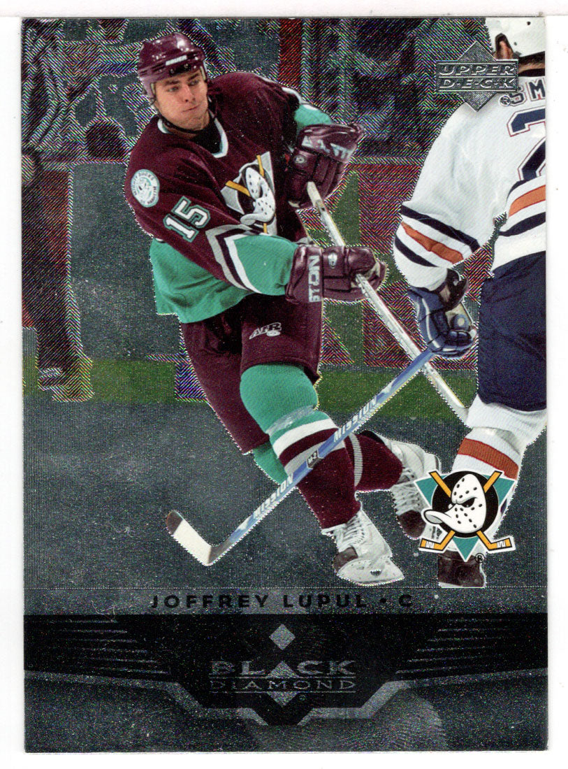 Joffrey Lupul - Anaheim Mighty Ducks (NHL Hockey Card) 2005-06 Upper Deck Black Diamond # 1 Mint