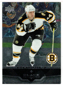 Nick Boynton - Boston Bruins (NHL Hockey Card) 2005-06 Upper Deck Black Diamond # 7 Mint