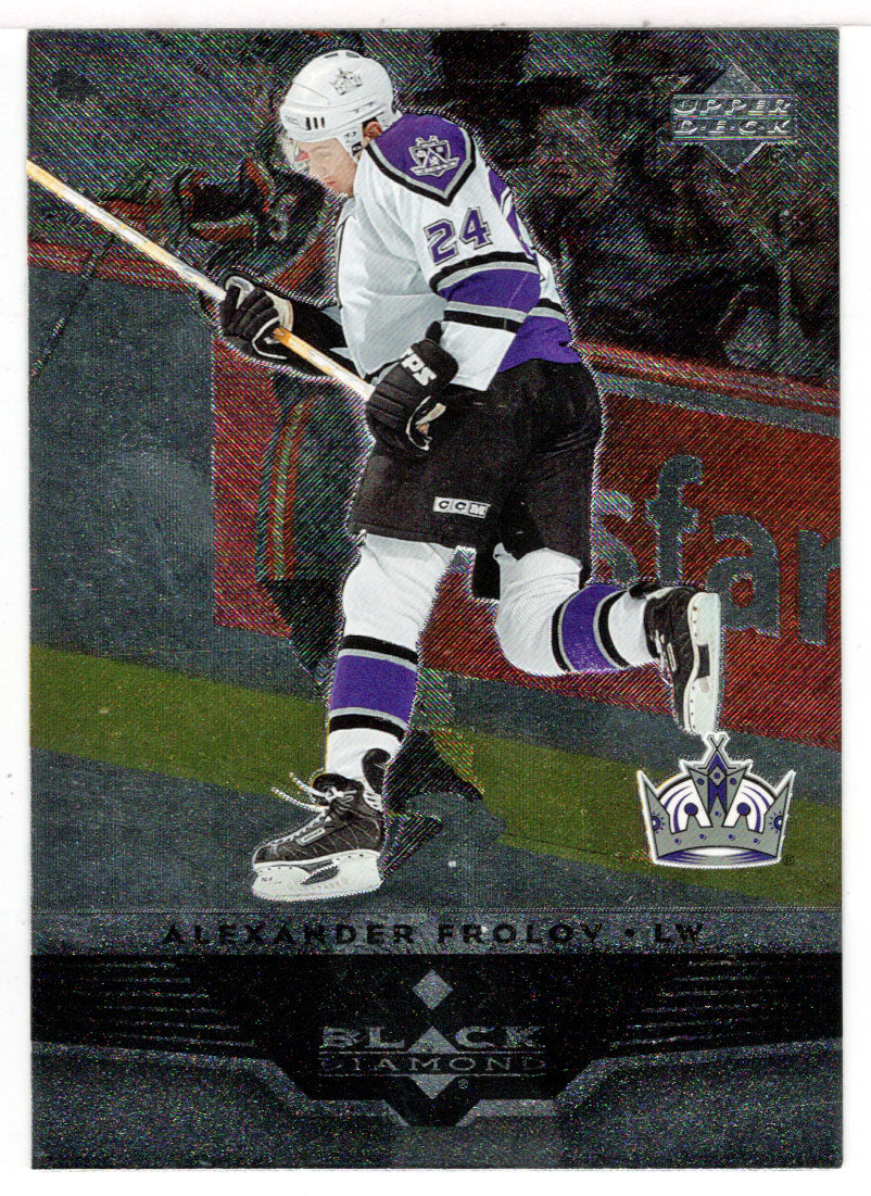 Alexander Frolov - Los Angeles Kings (NHL Hockey Card) 2005-06 Upper Deck Black Diamond # 38 Mint