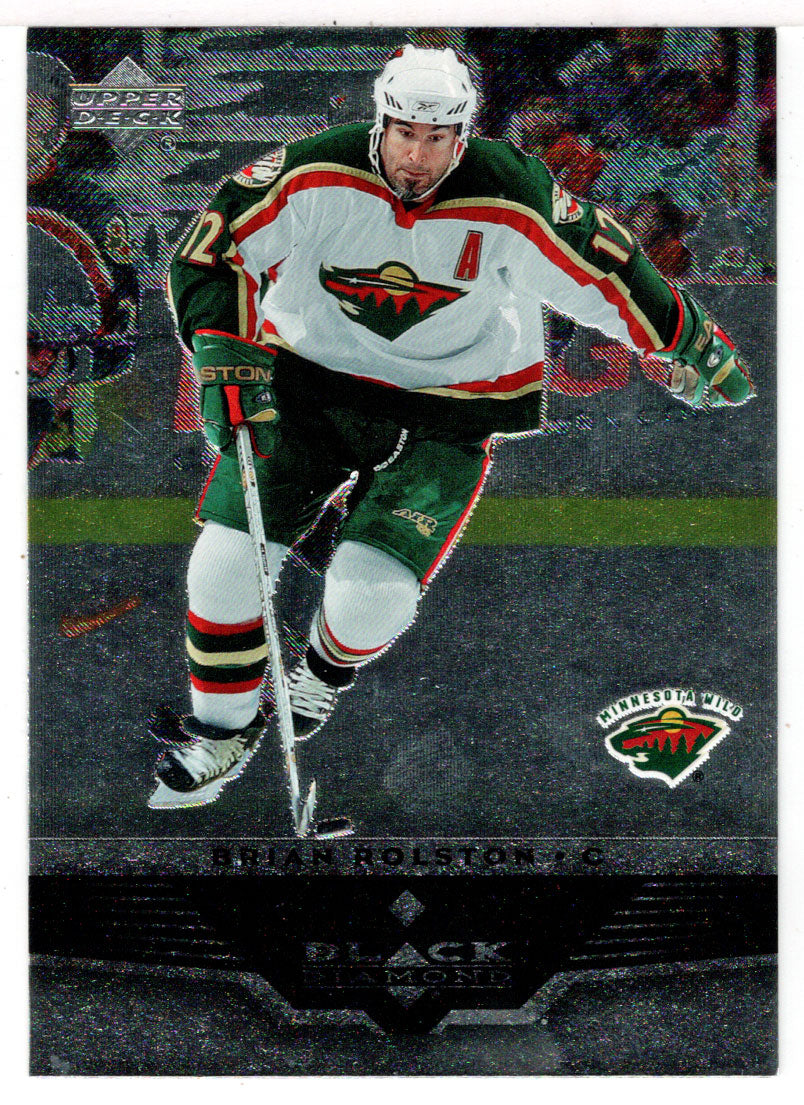 Brian Rolston - Minnesota Wild (NHL Hockey Card) 2005-06 Upper Deck Black Diamond # 43 Mint