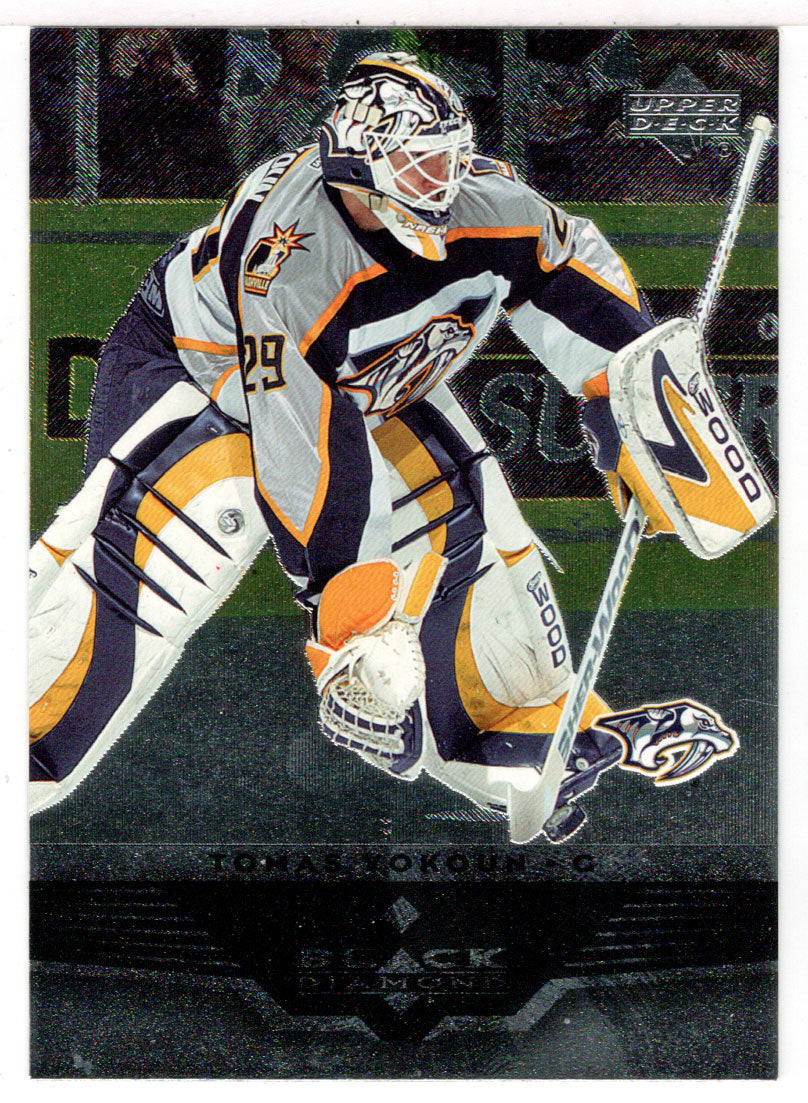 Tomas Vokoun - Nashville Predators (NHL Hockey Card) 2005-06 Upper Deck Black Diamond # 49 Mint