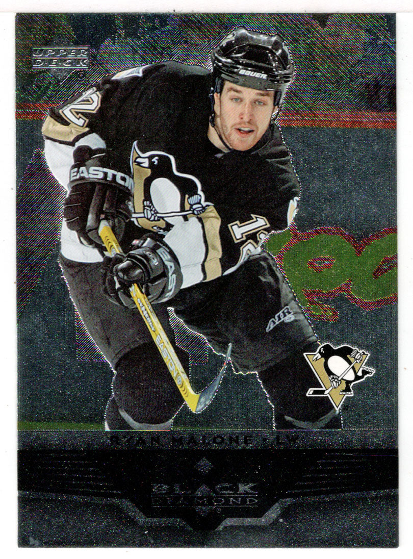 Ryan Malone - Pittsburgh Penguins (NHL Hockey Card) 2005-06 Upper Deck Black Diamond # 70 Mint