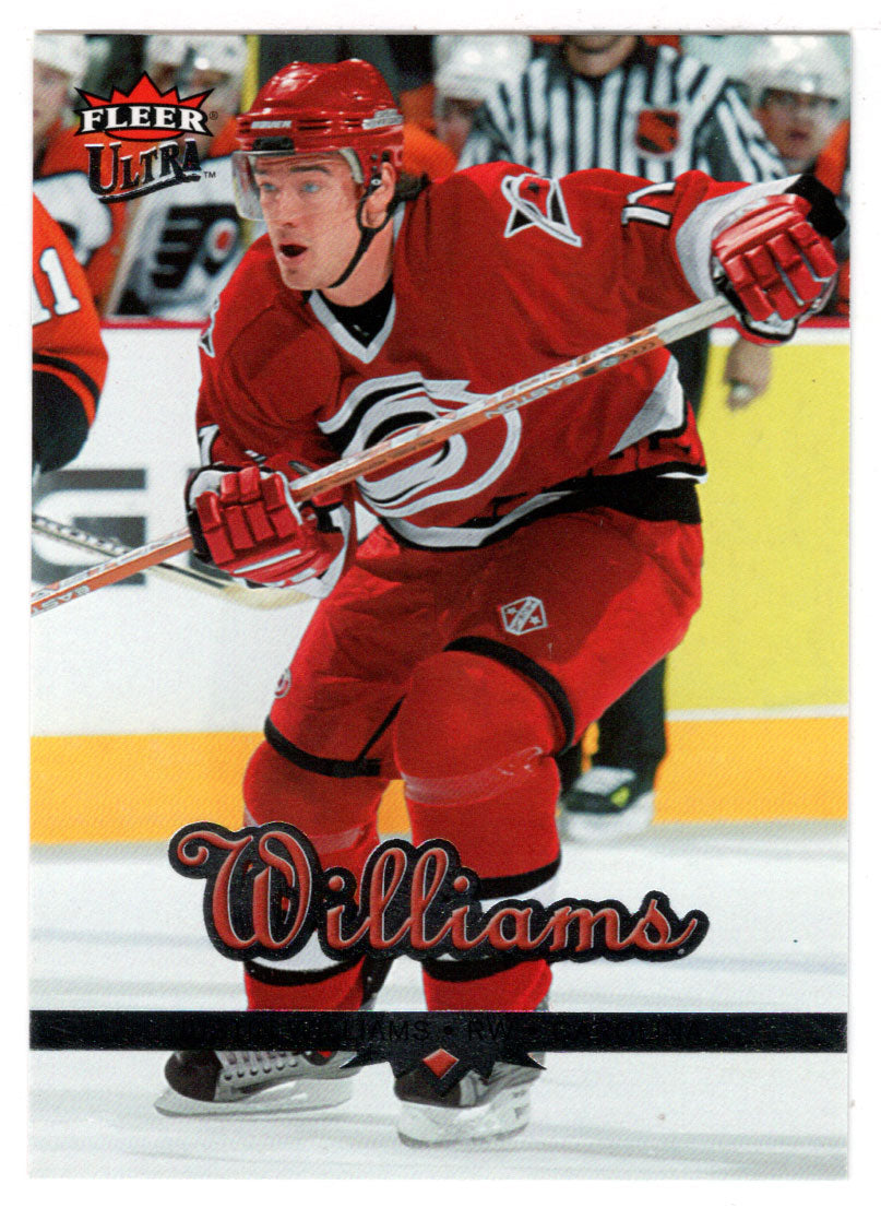 Justin Williams - Carolina Hurricanes (NHL Hockey Card) 2005-06 Fleer Ultra # 42 Mint