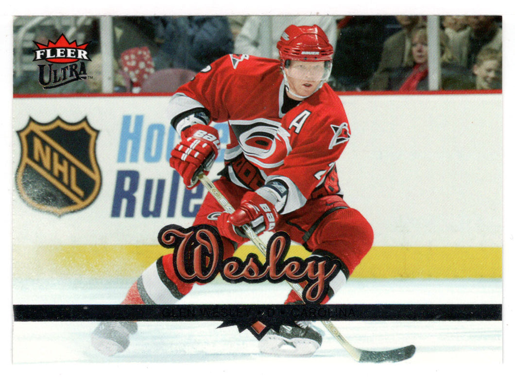 Glen Wesley - Carolina Hurricanes (NHL Hockey Card) 2005-06 Fleer Ultra # 43 Mint