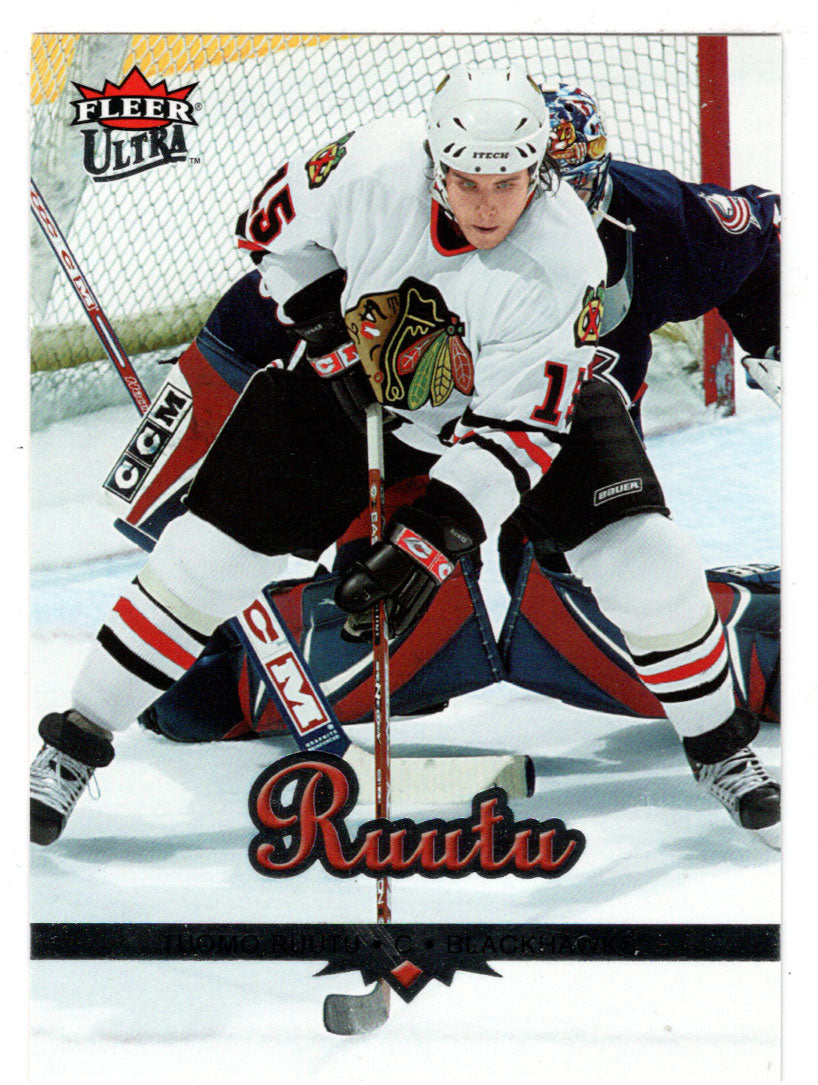 Tuomo Ruutu - Chicago Blackhawks (NHL Hockey Card) 2005-06 Fleer Ultra # 48 Mint