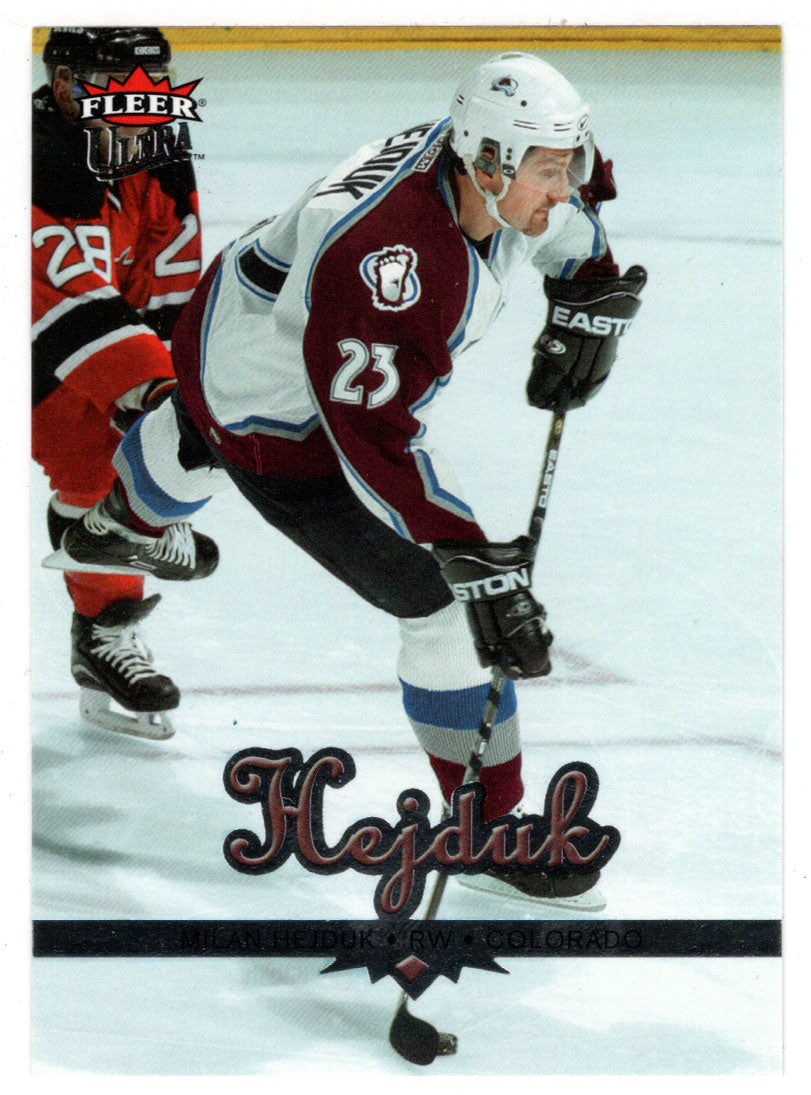 Milan Hejduk - Colorado Avalanche (NHL Hockey Card) 2005-06 Fleer Ultra # 56 Mint