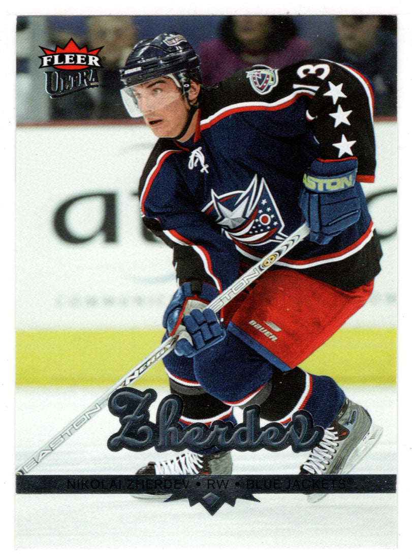 Nikolai Zherdev - Columbus Blue Jackets (NHL Hockey Card) 2005-06 Fleer Ultra # 63 Mint