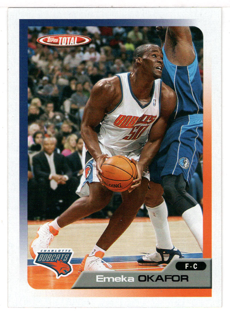 Emeka Okafor - Charlotte Bobcats (NBA Basketball Card) 2005-06 Topps Total # 2 Mint