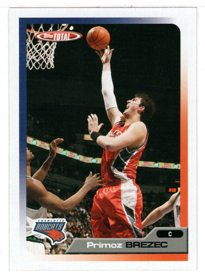 Primoz Brezec - Charlotte Bobcats (NBA Basketball Card) 2005-06 Topps Total # 16 Mint