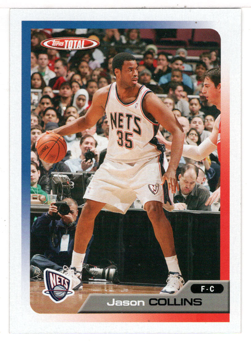 Jason Collins - New Jersey Nets (NBA Basketball Card) 2005-06 Topps Total # 21 Mint