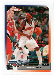 Melvin Ely - Charlotte Bobcats (NBA Basketball Card) 2005-06 Topps Total # 28 Mint