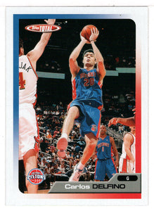 Carlos Delfino - Detroit Pistons (NBA Basketball Card) 2005-06 Topps Total # 32 Mint