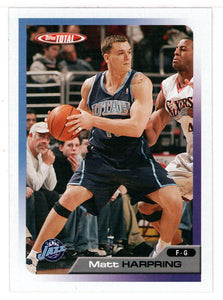 Matt Harpring - Utah Jazz (NBA Basketball Card) 2005-06 Topps Total # 57 Mint