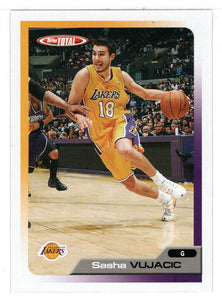 Sasha Vujacic - Los Angeles Lakers (NBA Basketball Card) 2005-06 Topps Total # 103 Mint
